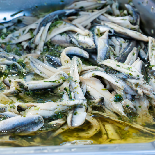 Anchois mariné ail et persil